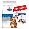 Hill’s Prescription Diet Canine + 2 x 220 g Snack HypoAllergenic gratis! - 12 kg Derm Defense Skin Care en oferta