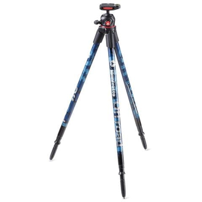 Treppiede con Testa a Sfera Altezza Max 122 cm Blu MKOFFROADB