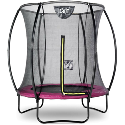 Exit - SOLO TRAMPOLINO Tappeto elastico da giardino rotondo 183cm con rete di sicurezza con pali curvi - rosa. Sicurezza ottimale e qualità características