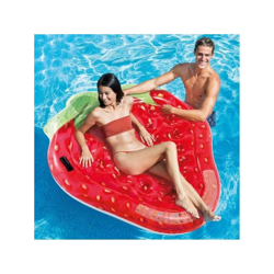 Materassino Isola Gonfiabile Stampa Fragola Pvc Mare Piscina 168 X 142 Cm precio