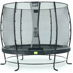 Exit - SOLO TRAMPOLINO Tappeto elastico da giardino rotondo 305cm - nero. Con rete di sicurezza a chiusura automatica e bordo protettivo robusto e precio