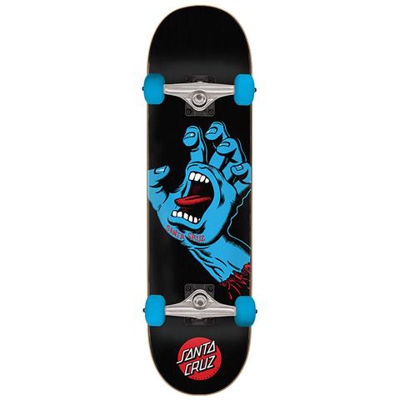 Skateboard Screaming Hand Full 8.00'''' Black