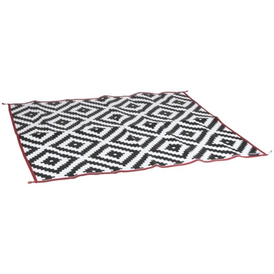 Tappeto da Esterno Chill mat Picnic 2x1,8 m Nero e Bianco - Multicolore - Bo-camp