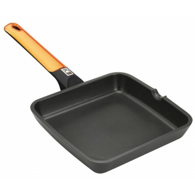 Grill bra efficient orange a281328/ ø28cm/ alluminio fuso/ adatto all'induzione