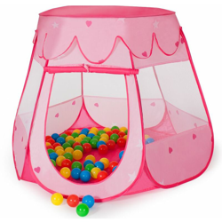 Tenda gioco per bambini con 100 palline - giocattoli, giochi palline, casetta per bambini - rosa fucsia en oferta