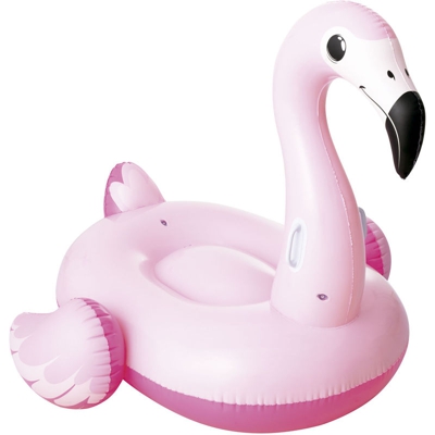 41099 Pretty Pink Flamingo Rider Animaux de natation pour enfants, 145 x 121 cm - Bestway