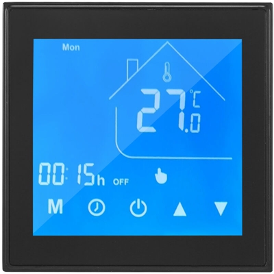 Ewelink WiFi Riscaldamento Acqua Termostato Intelligente Programmazione Settimanale Potenza 5A Modello: HC-T010-EWF-GA (Acqua Riscaldamento) Nero