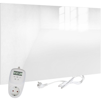 VIESTA H450-GW Termoconvettore a raggi infrarossi 450 watt, bianco, con termostato VIESTA TH12