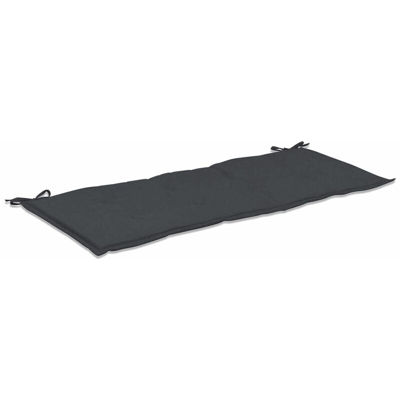 Asupermall - Cuscino per Panca da Giardino Antracite 120x50x4 cm