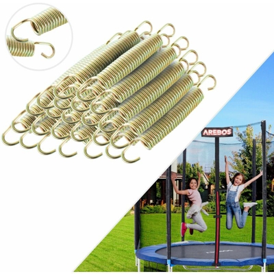 20 x Molle a Spirale di Ricambio per Tappeto Elastico Trampolino 135 mm - Arebos