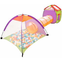 Selonis Plac Area Di Gioco 3In1 Per Bambini Con 400 Palline Colorate 6 Cm, Multicolor:Bianco/Giallo/Arancione/Babyblue/Turche precio