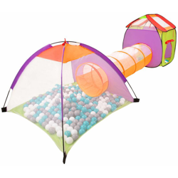 Selonis Plac Area Di Gioco 3In1 Per Bambini Con 400 Palline Colorate 6 Cm, Multicolore:Grigio/Bianco/Turchese - Multicolore:grigio/bianco/turchese precio