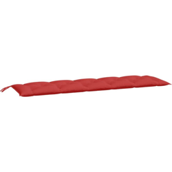 vidaXL Cuscino per Panca da Giardino Rosso 180x50x7 cm in Tessuto - Rosso en oferta