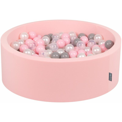 90X30cm/300 Palline ? 7CM Piscina Di Palline Colorate Per Bambini Tondo Fabbricato In EU, Rosa:Perla/Grigio/Trasparente/Rosa Ch características