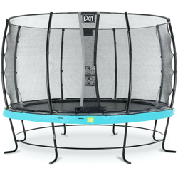 Exit - SOLO TRAMPOLINO Tappeto elastico da giardino rotondo 366cm - azzurro. Con rete di sicurezza a chiusura automatica e bordo protettivo robusto e características