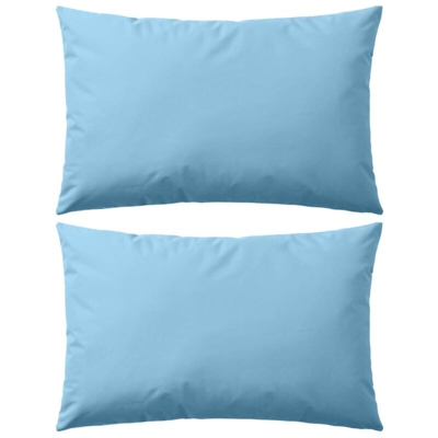 vidaXL Cuscini da Esterno 2 pz 60x40 cm Azzurro - Blu