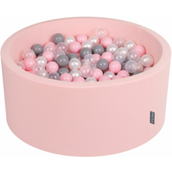 90X40cm/300 Palline ? 7CM Piscina Di Palline Colorate Per Bambini Tondo Fabbricato In EU, Rosa:Perla/Grigio/Trasparente/Rosa Ch características