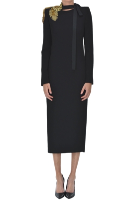 Crepè sheath dress