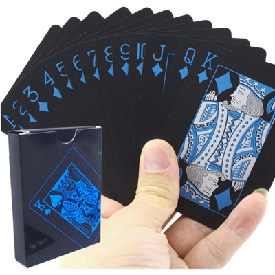 Asupermall - PVC impermeabile magia carte da gioco, sezione blu R3