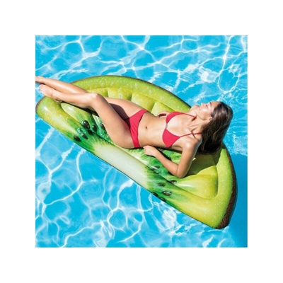 Spicchio Di Kiwi Materassino Isola Gonfiabile Mare Piscina 178 X 85 Cm Verde