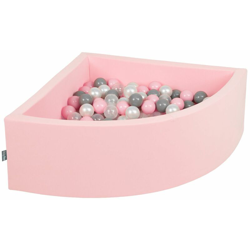 90X30cm/300 Palline Piscina Di Palline Colorate ?7Cm Per Bambini Quarto Angolare In EU, Rosa: Perla/Grigio/Trasparente/Rosa Chiaro - rosa: en oferta