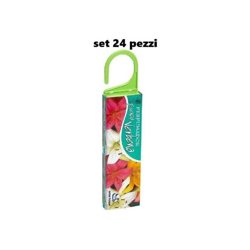 Tradeshop - SET 24 PEZZI ANTITARMICO ANTI TARME PROFUMATO CON GANCIO DEODORANTE TULIPANO precio