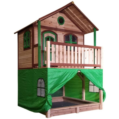 AXI Tenda per Casa per Bambini in Plastica Verde A030.186.00 - Verde