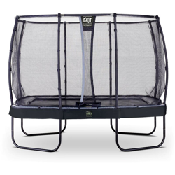 Exit - SOLO TRAMPOLINO Tappeto elastico da giardino rettangolare 214x366cm con rete di sicurezza Deluxe - nero. Con telaio molto stabile. Un características