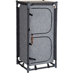 Bo-Camp Armadio da Campeggio Charlton 57x48x114 cm Antracite - Grigio características