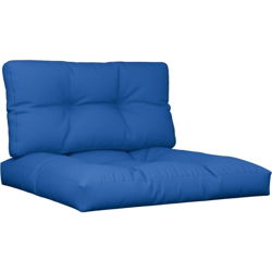 vidaXL Cuscini per Divano a Pallet 2 pz Blu Reale - Blu precio