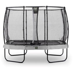 Exit - SOLO TRAMPOLINO Tappeto elastico da giardino rettangolare 244x427cm con rete di sicurezza Deluxe - grigio. Con telaio molto stabile. Un precio