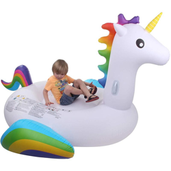 Unicorno Gonfiabile Gigante Isola Materassino Mare Piscina Spiaggia 218x160x120 en oferta