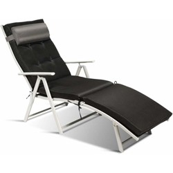 Poltrona Relax Chaise Longue Ergonomica, Sedia a Sdraio Relax Reclinabile a 7 Posizioni, Cuscino Rimovibile características