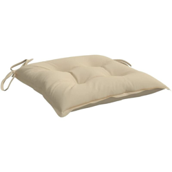 vidaXL Cuscini per Sedie 4 pz Beige 50x50x7 cm in Tessuto - Beige precio