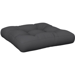 vidaXL Cuscino per Pavimento e Pallet 60x61x10 cm Nero - Nero precio