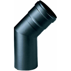 Generico - Gomito 45 Gradi per Stufa a Pellet in Acciaio Spessore 1,2 mm Diametro 8 cm Colore Nero GOMITO ACCIAIO NERO MM.1,2 D.8 45' | PZ en oferta