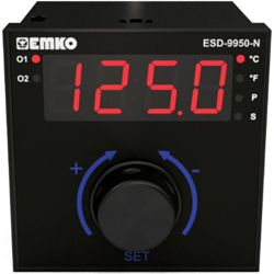 Emko ESD-9950-N.2.20.0.1/02.00/0.0.0.0 Termostato Pt100, S, R, K, J (L x L x A) 110 x 96 x 96 mm precio