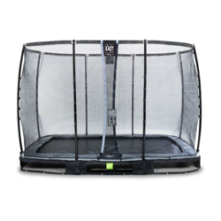 Exit - SOLO TRAMPOLINO Tappeto elastico da giardino interrato rettangolare 214x366cm - nero. Con rete di sicurezza Deluxe e bordo protettivo extra características