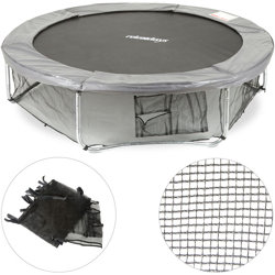 Relaxdays - Rete Protettiva per la Parte Inferiore del Trampolino, Accessori per Trampolini Rotondi, Diametro 244 cm Nero en oferta