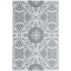 vidaXL Tappeto da Esterni Grigio Chiaro 120x180 cm in PP precio