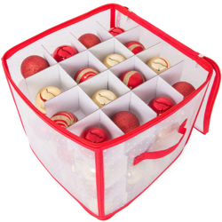 Contenitore per palline di natale dim. 30 x 30 x 30 cm en oferta