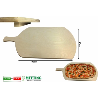 Tagliere Legno Pizza Abete Cm.92X40 Art.873