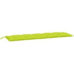 vidaXL Cuscino per Panca Giardino Verde Brillante 180x50x7 cm Tessuto - Verde precio