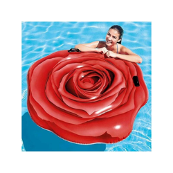 Materassino Isola Gonfiabile Stampa Rosa Rossa Pvc Mare Piscina 137 X 132 Cm en oferta