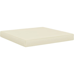 vidaXL Cuscino per Pavimento e Pallet 60x61,5x6 cm Crema in Tessuto - crema precio