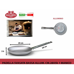 Padella svasata bassa professionale in alluminio cm 28 - Ballarini características