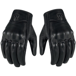 Genuine Leather Gloves Motorcycle GP Glove Touch Screen for Men Motocross Cycling Racing M,M precio