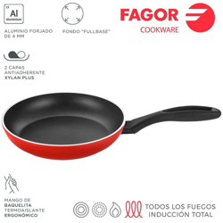 Maxima padella ø26cm alluminio rosso 3004 - Fagor características