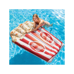 Materassino Isola Gonfiabile Stampa Pop Corn In Pvc Mare Piscina 178 X 124 Cm precio