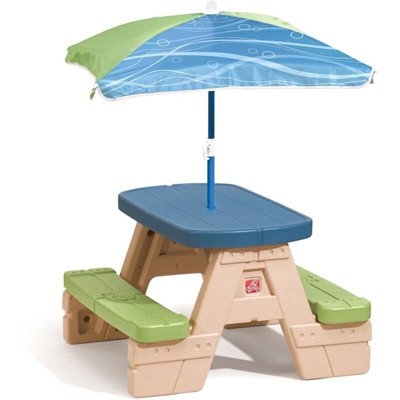 Step2 Tavolino da Picnic Sit and Play - Multicolore